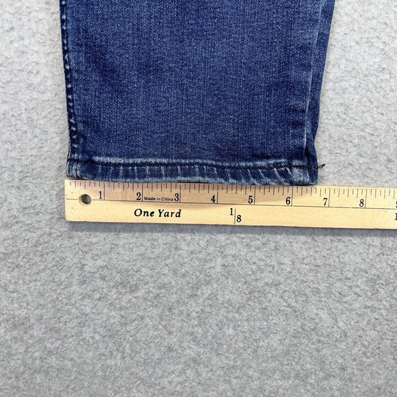 Madewell Stovepipe Mid-Rise Jeans Womens 32 Blue Medium Wash Stretch NG260 - Picture 15 of 16